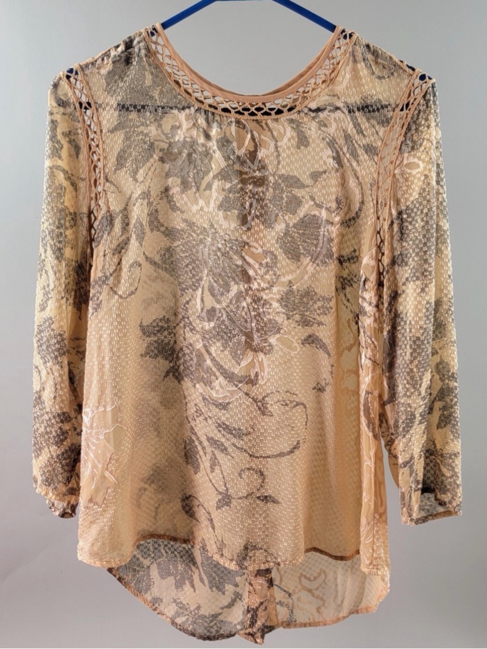 Anthropologie Meadow Rue Floral Blouse